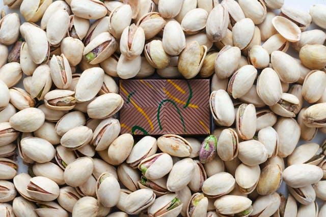 <p>A Dubai-style chocolate bar</p>