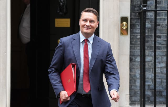 <p>Health Secretary Wes Streeting said the Government was ‘putting the NHS on the road to recovery’ (Gareth Fuller/PA)</p>