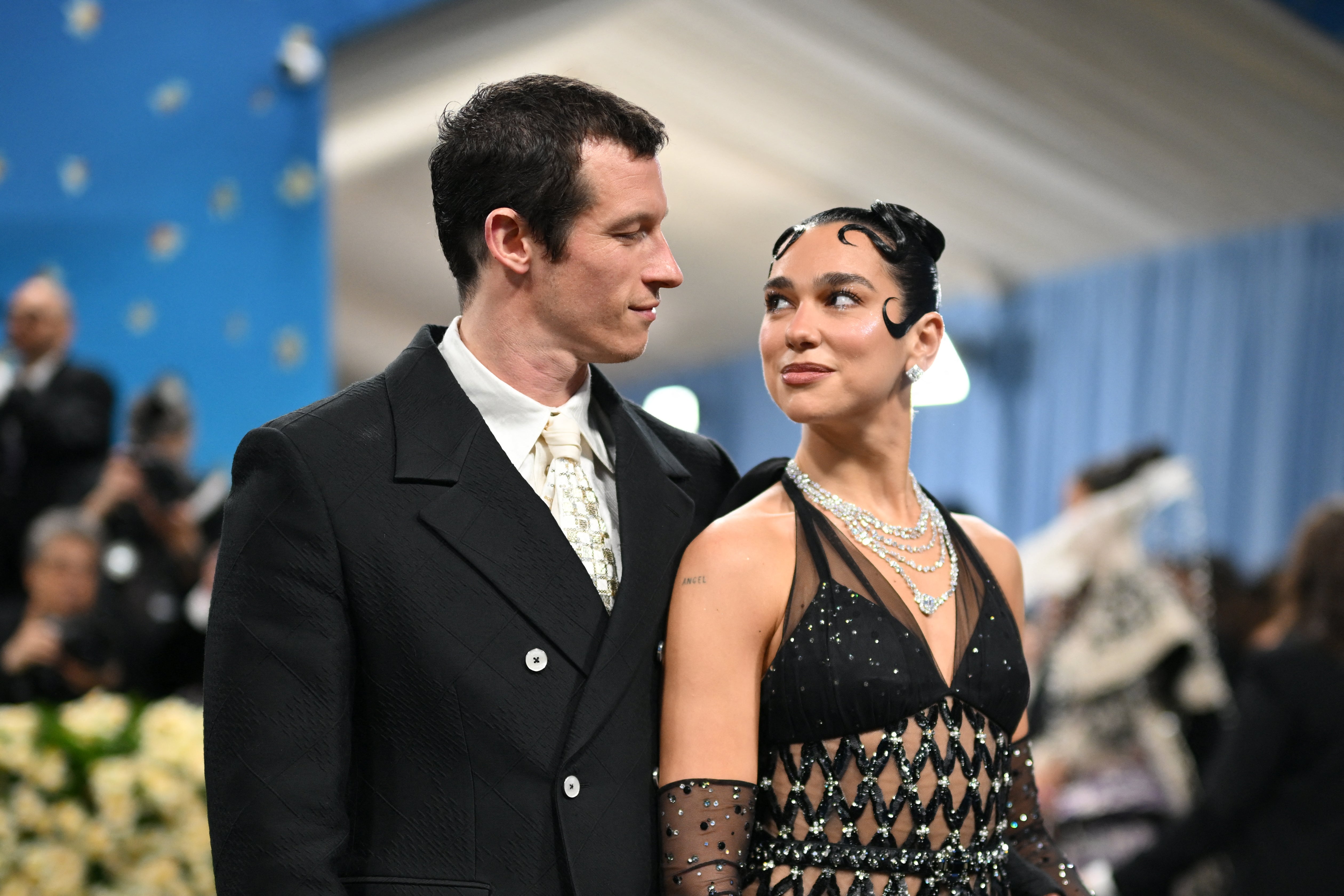 ‘Yeah, we’re engaged. It’s very exciting,’ Dua Lipa said