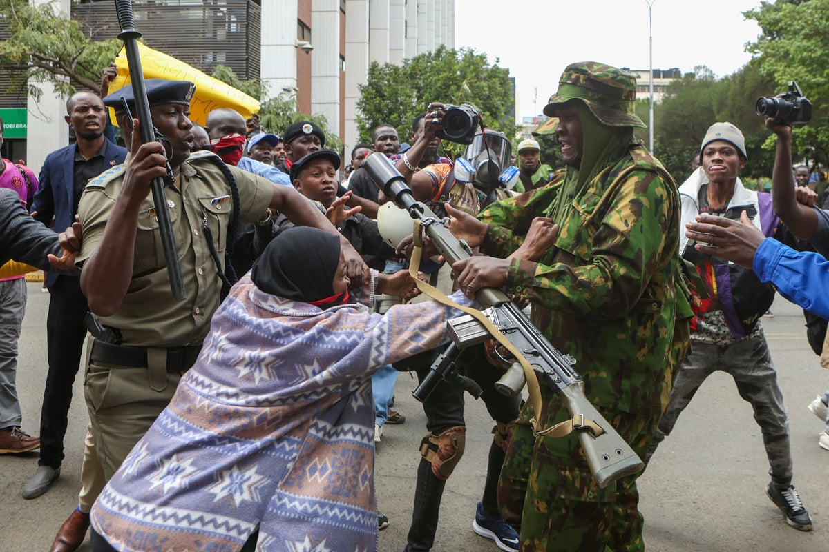 Protesters in Kenya's capital demand official answers over a blogger's death in police custody
