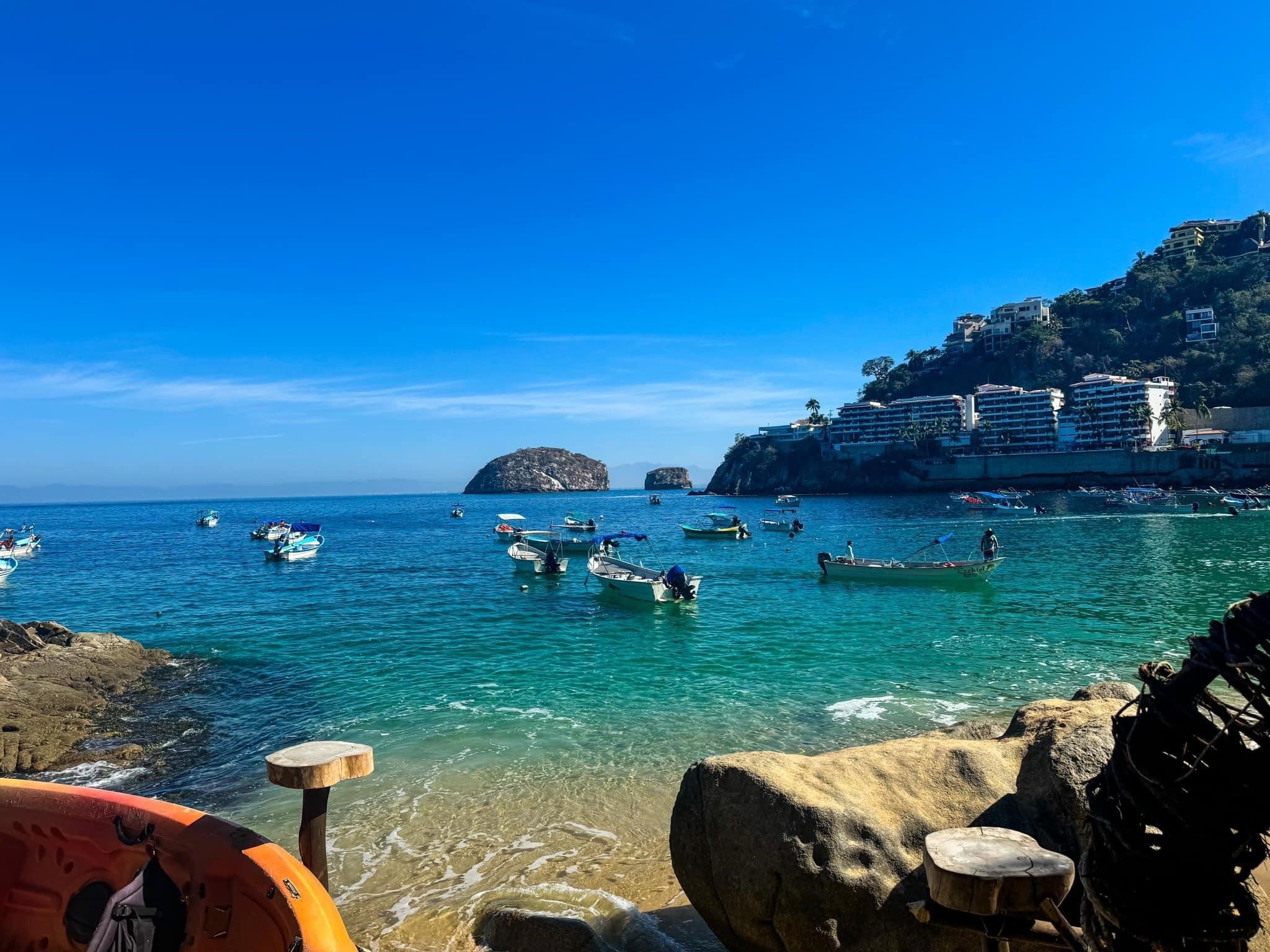Sam took this picture at a restaurant in Puerto Vallarta