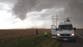Watch as storm chasers drive into the heart of a huge hailstorm
