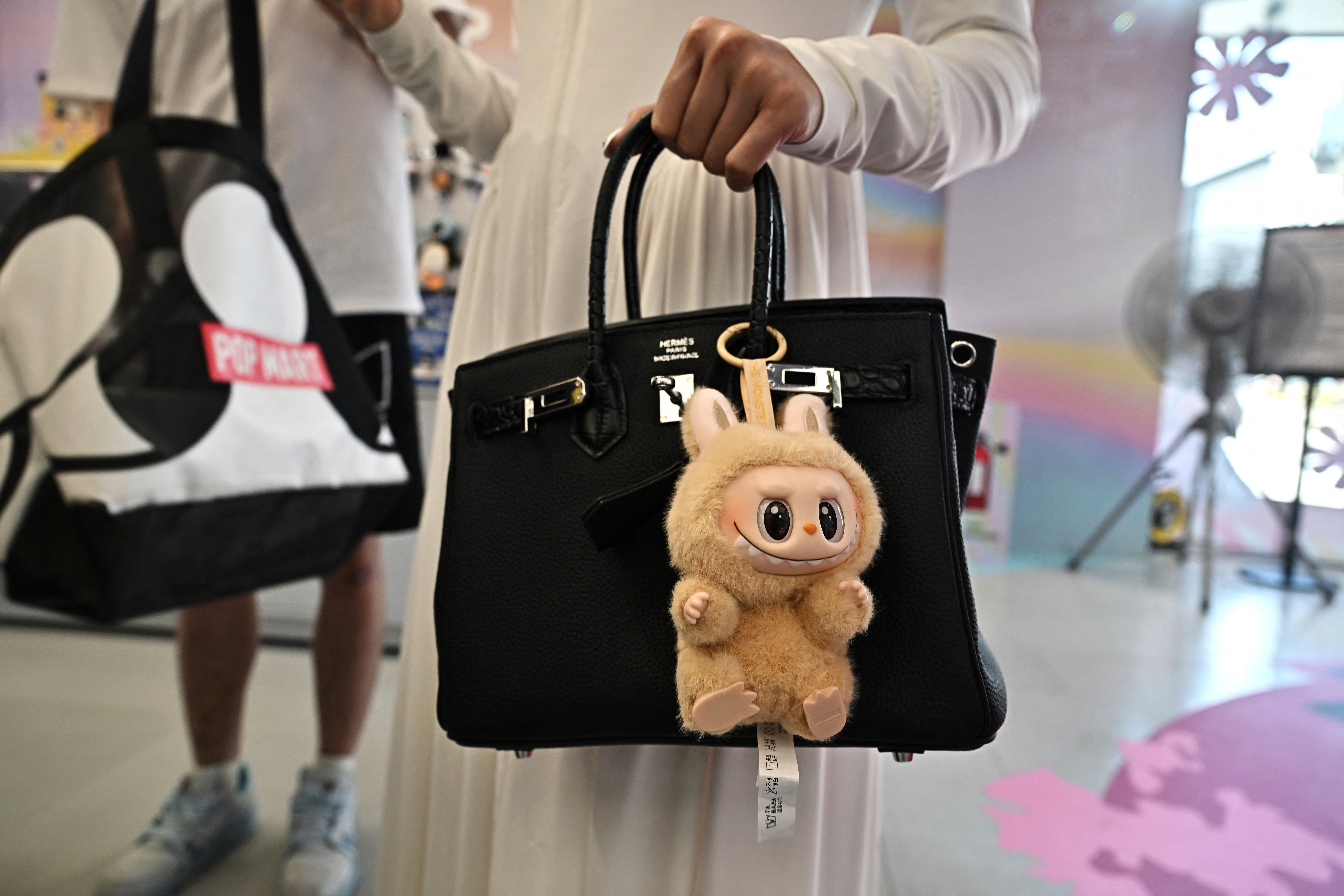 Labubu dolls are small monster figurines that are mainly sold by Chinese toy company Pop Mart. In the past year, they have been at the center of a global frenzy and are now seen swinging from handbags all over the world.