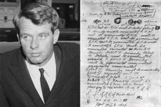 CIA releases 1,400 new pages of investigative file into RFK assassination, including chilling note from his killer
