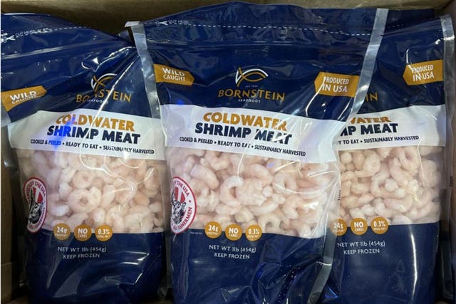 <p>Bornstein Seafoods Inc. is recalling bags of its Cooked & Peeled Ready-To-Eat Coldwater Shrimp Meat</p>