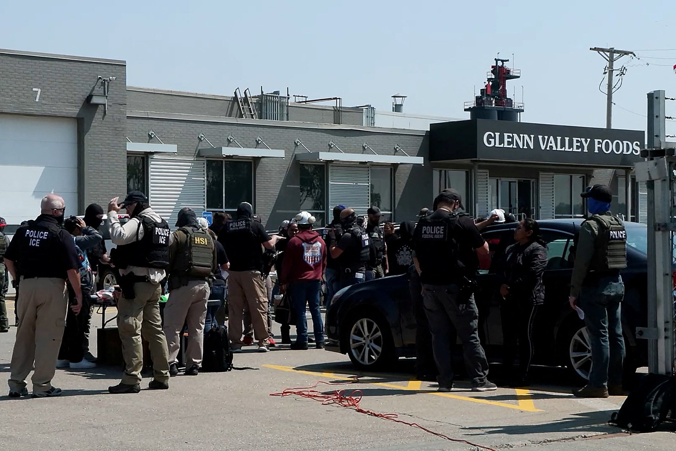 Federal agents raided a meat production plant in Omaha, Nebraska, on June 10, among a series of raids targeting agricultural facilities across the country