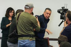 Democratic Sen. Alex Padilla handcuffed and forcibly removed from Kristi Noem’s immigration press conference