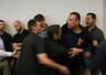 LA protests live: Senator Alex Padilla dragged out of Noem press event