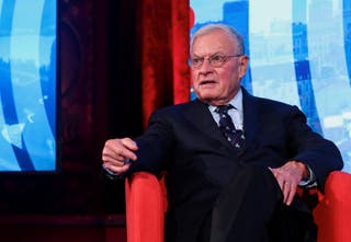 US special envoy for Ukraine Keith Kellogg speaks at the Brussels Forum in a panel on Euro-Atlantic security and Ukraine in Brussels