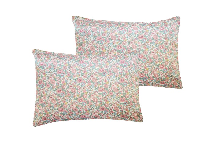 Best silk pillowcases IndyBest review Liberty exclusive, Coco & Wolf Betsy silk pillowcases, set of two