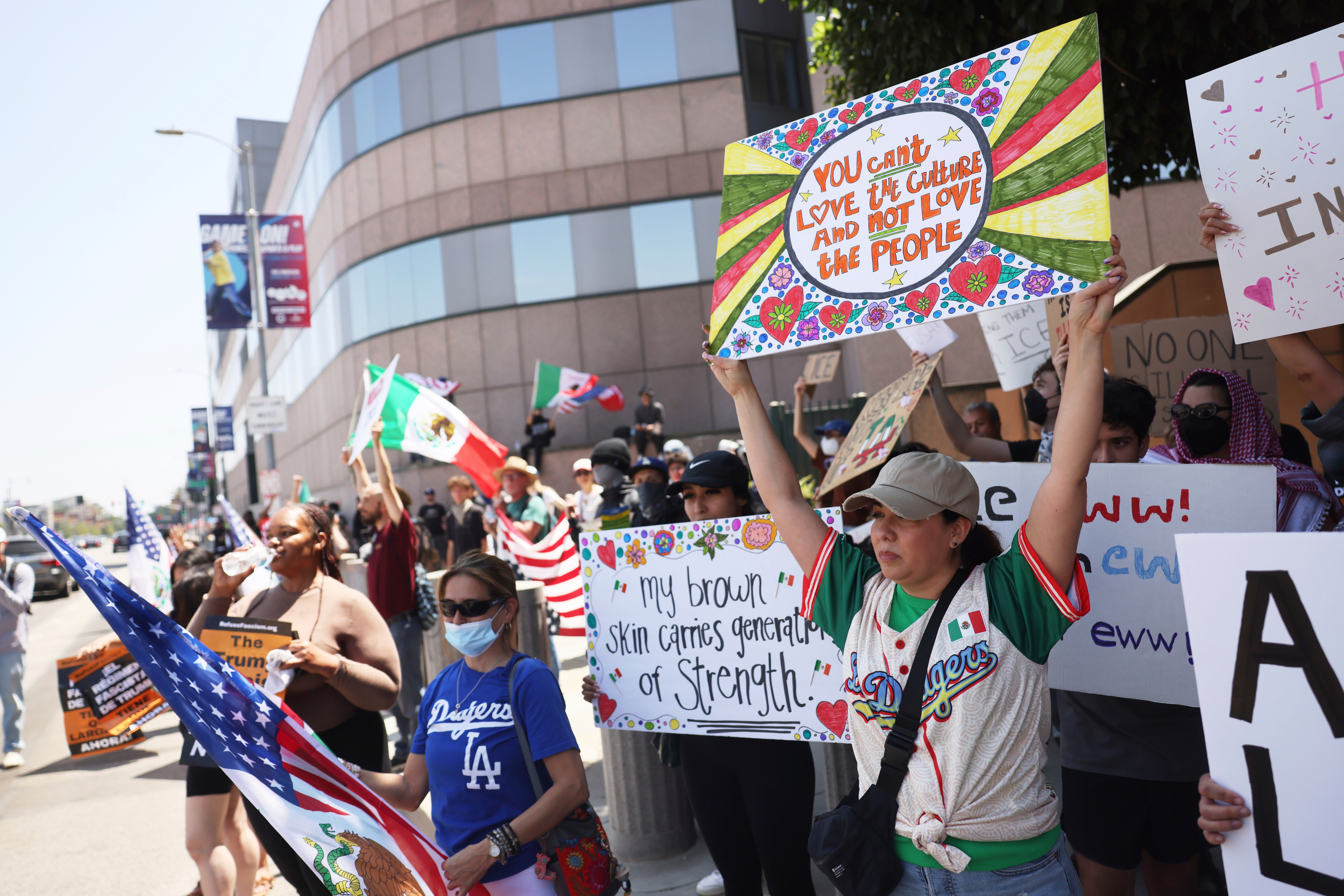 California Federal Court revealed that the protests from Los Angeles did not rise to level