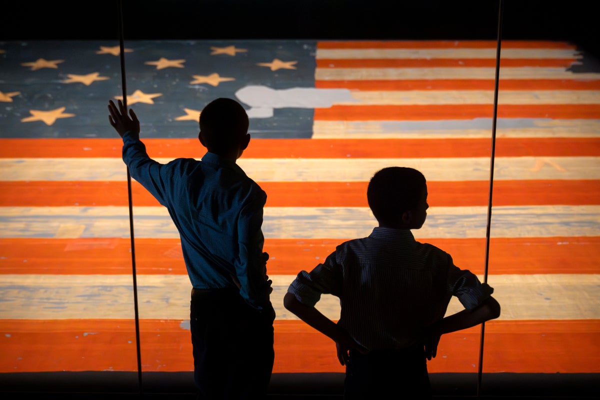 The stars and stripes fly, in photos, as Flag Day approaches