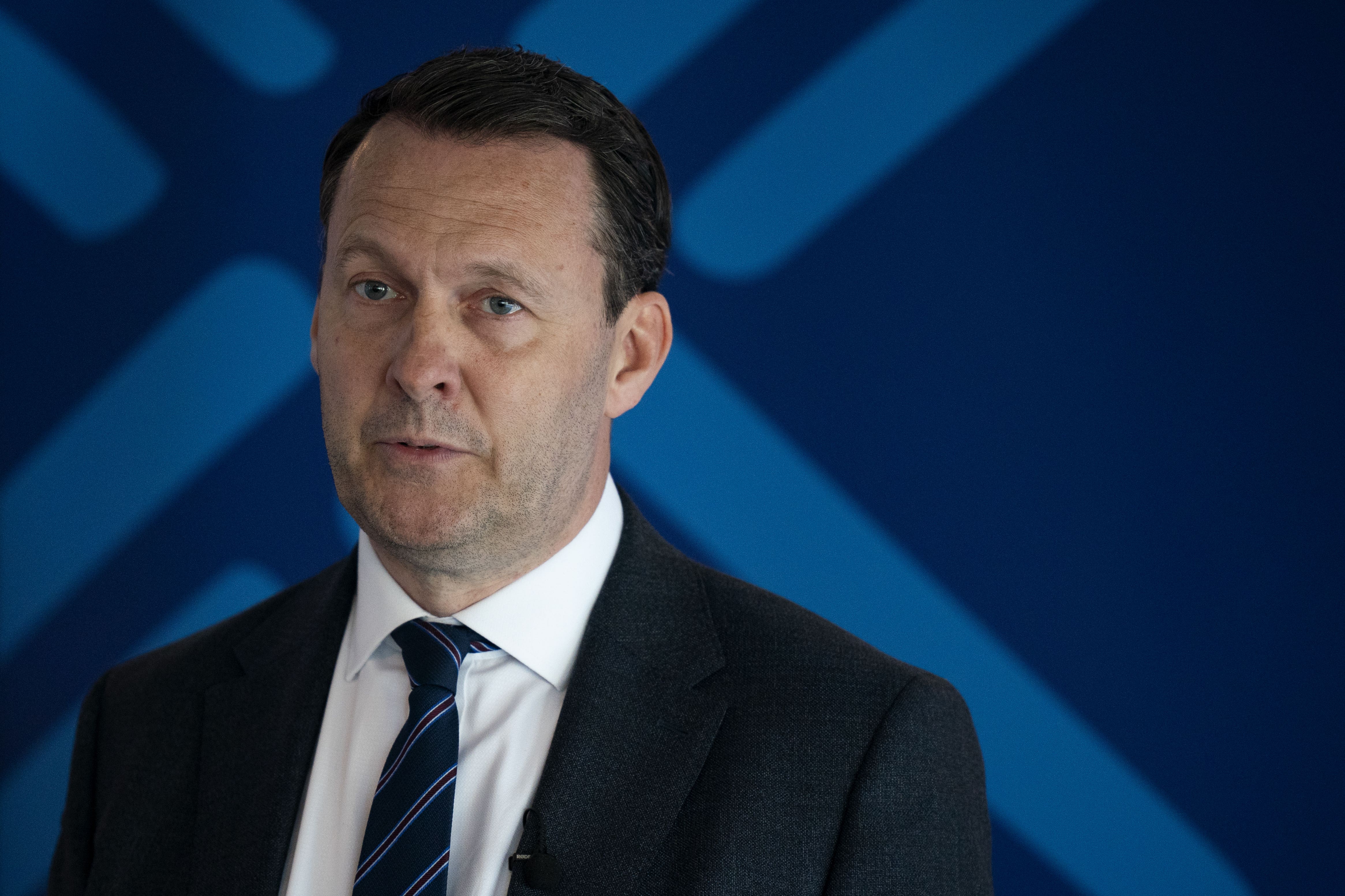 Scottish Conservative leader Russell Findlay said he backs Scotland’s oil and gas sector (Jane Barlow/PA)
