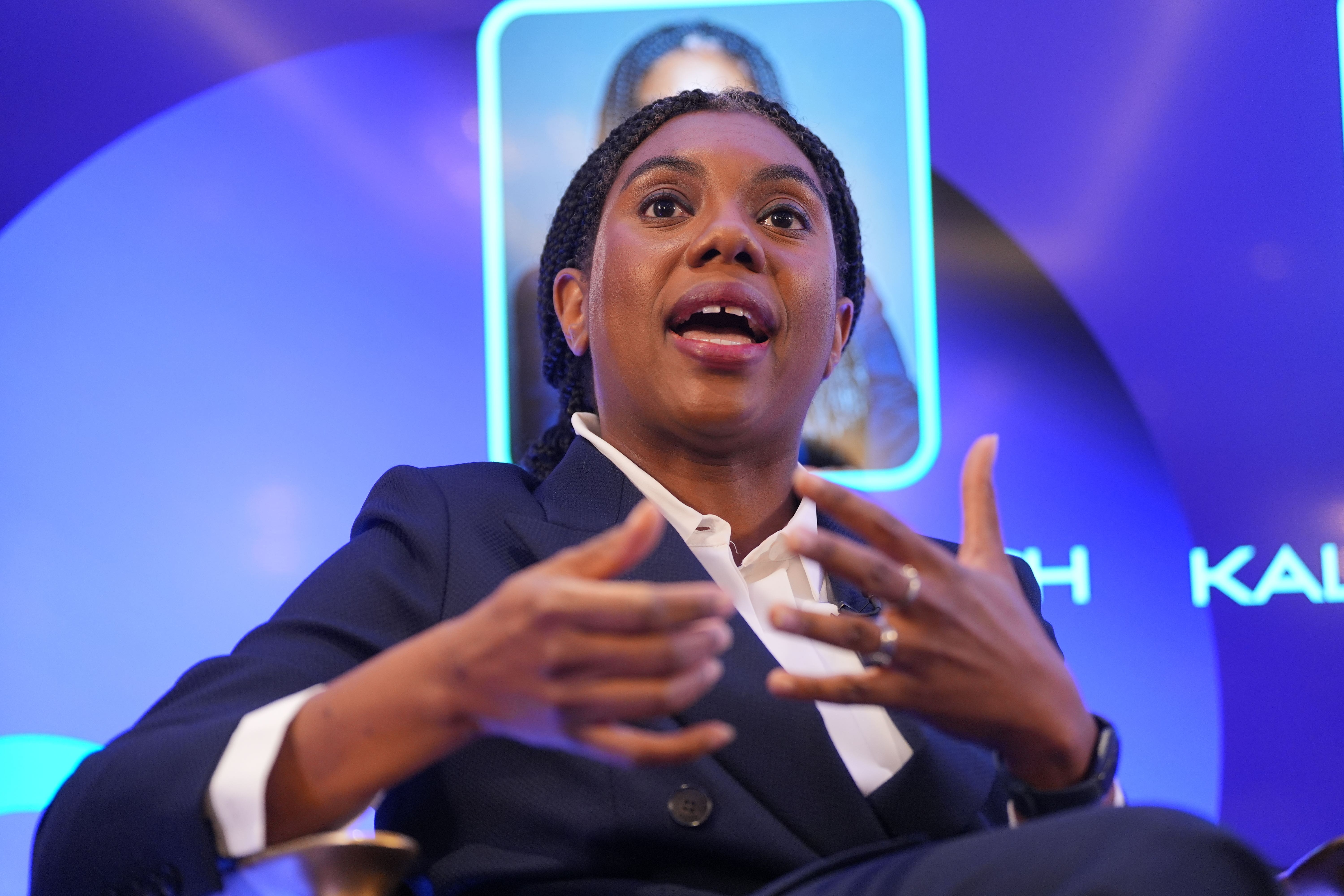 Kemi Badenoch will speak at the Scottish Tory conference in Edinburgh on Friday (Yui Mok/PA)