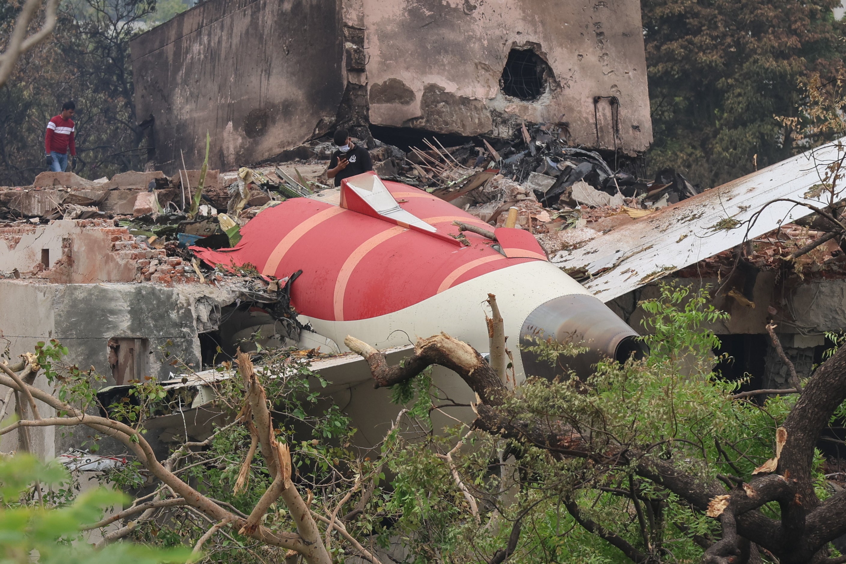 The aircraft crashed in a residential area after flying from Ahmedabad Airport