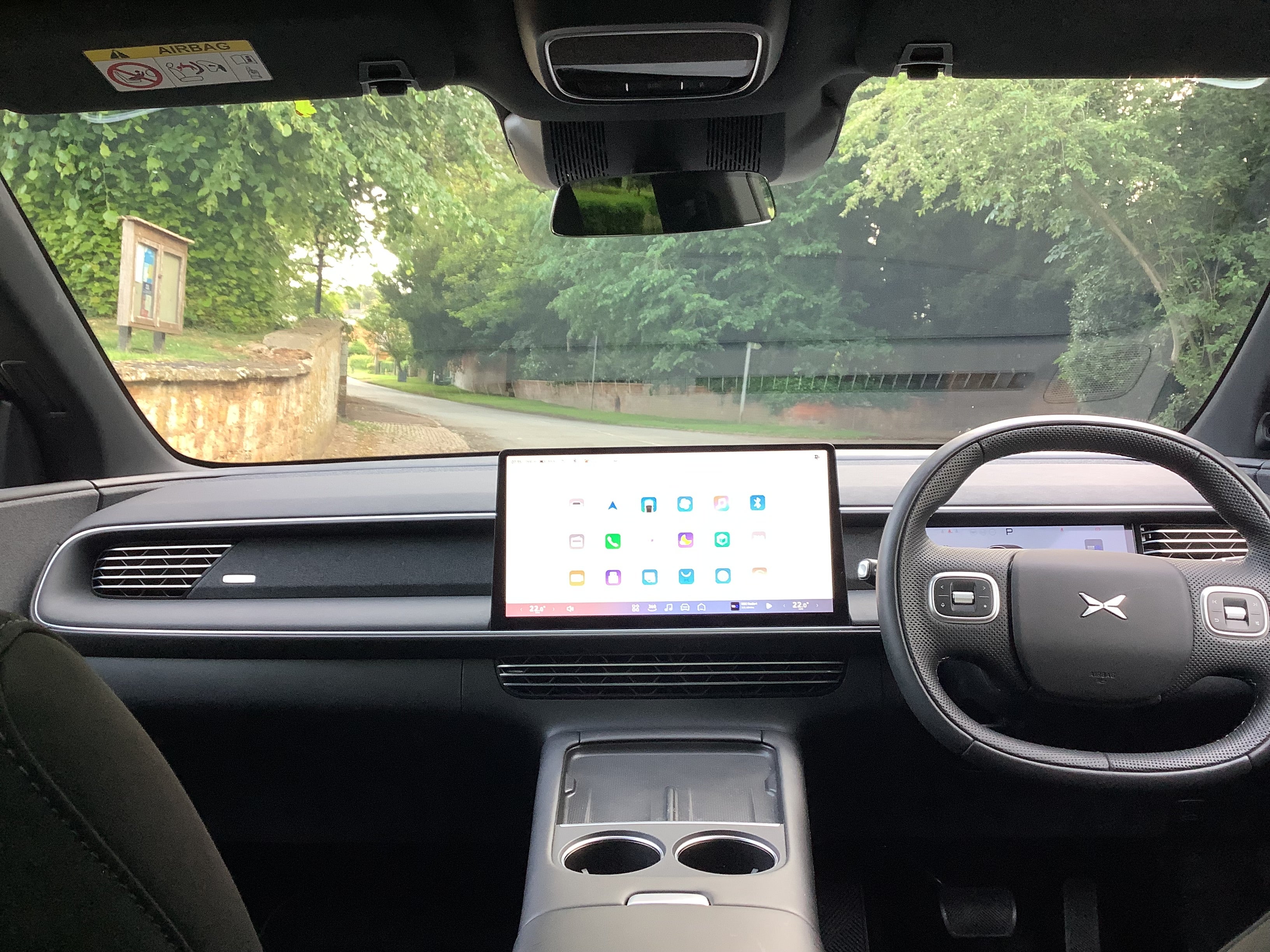 The interior is probably enough for eight, at a squeeze