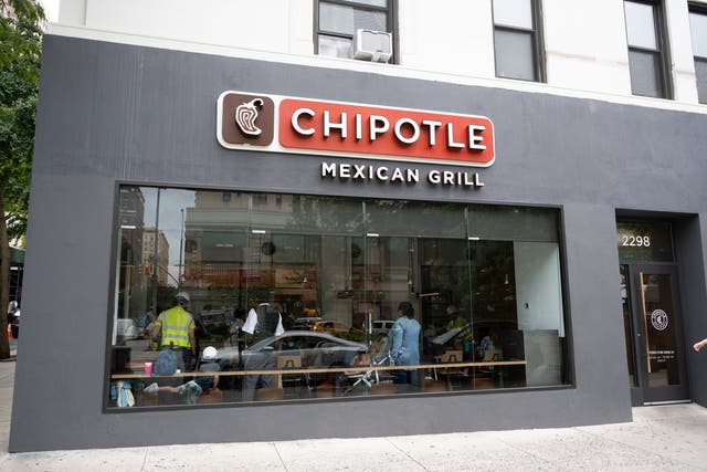 <p>New York, NY, USA: A Chipotle Mexican Grill restaurant.</p>
