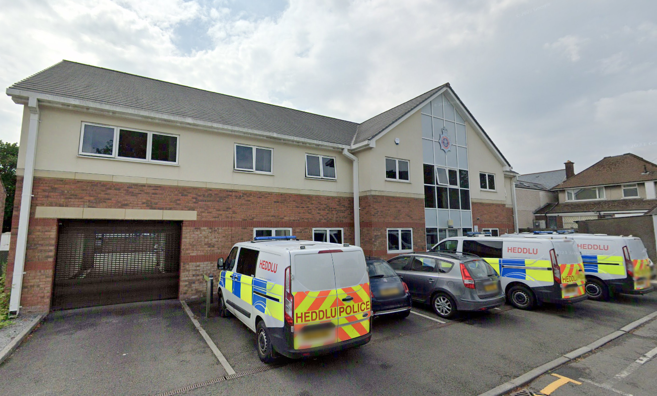 Talbot Green police station in Rhondda Cynon Taf, South Wales