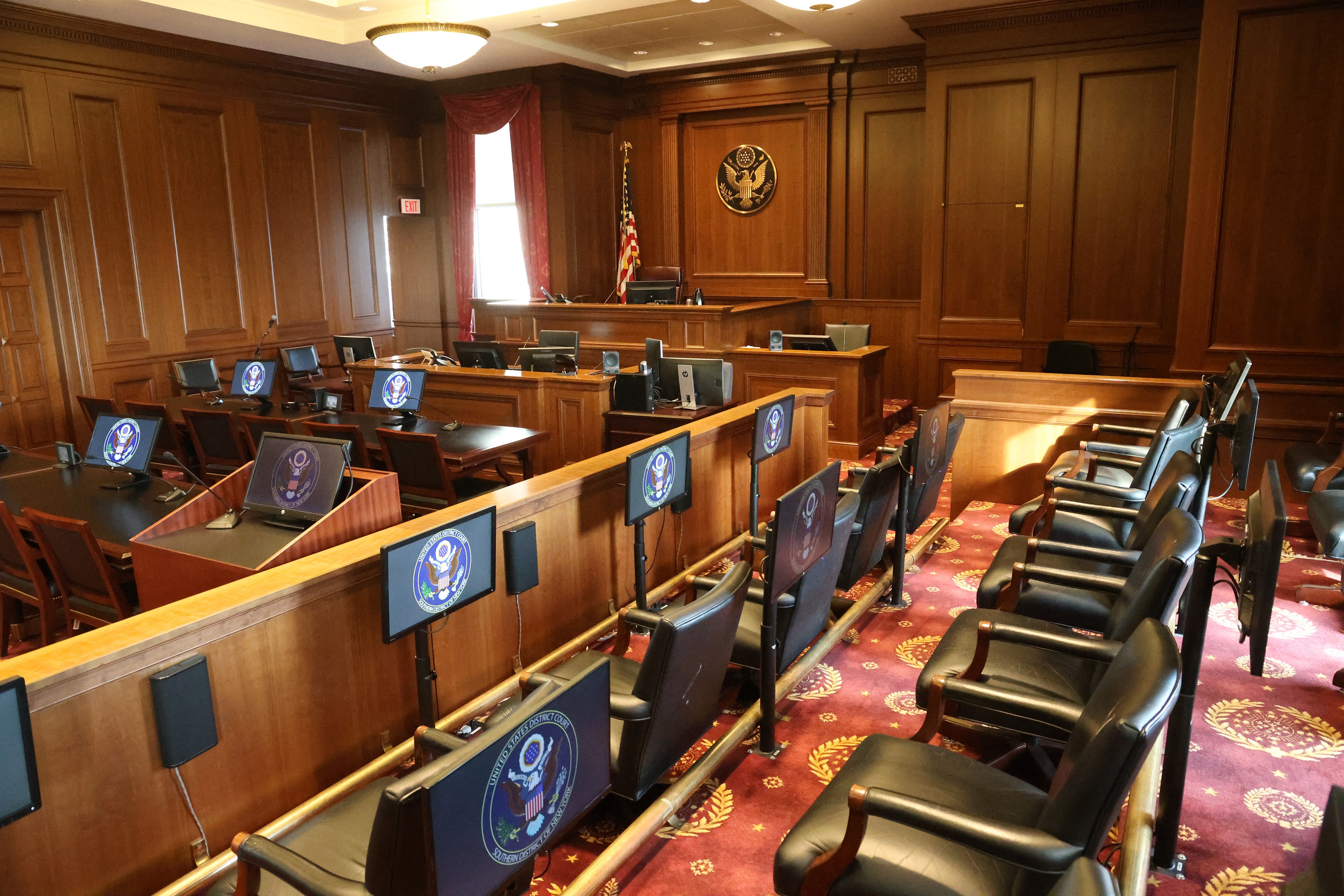 A view from the jury box