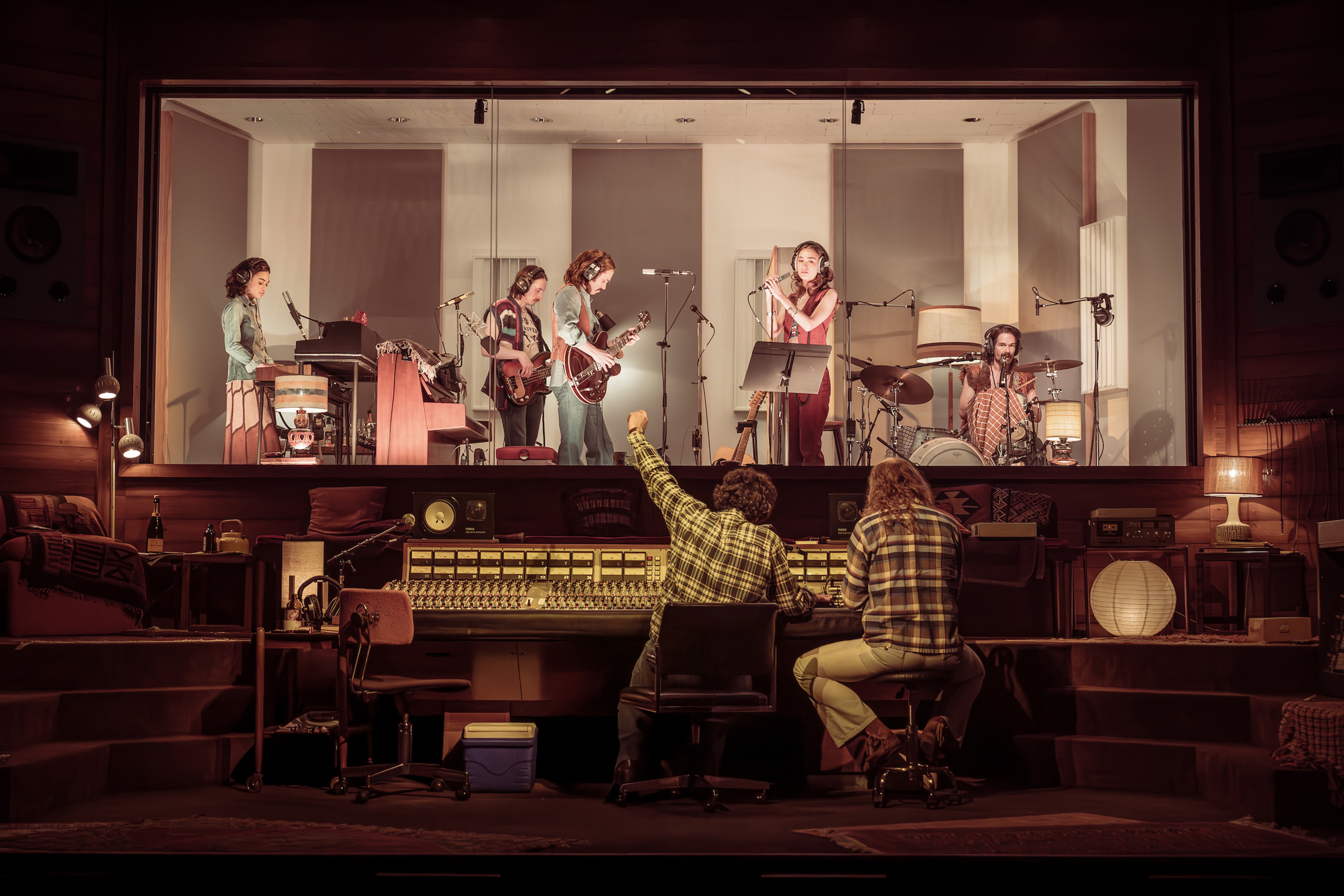 Pitch perfect: David Adjmi’s hit musical focuses on a fictional British-American rock band in a Californian recording studio