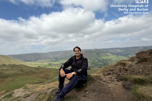 Dr Prateek Joshi was killed in the plane crash on Thursday (University Hospitals of Derby and Burton NHS Foundation Trust/PA)