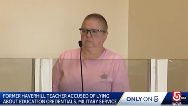 <p>Lissa Lagasse, a former teacher in Massachusetts, is accused of falsifying her degrees and lying about her military service in order to gain employment</p>