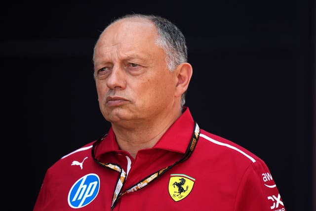 Team principal Fred Vasseur said criticism of Ferrari is disrespectful (Bradley Collyer/PA)