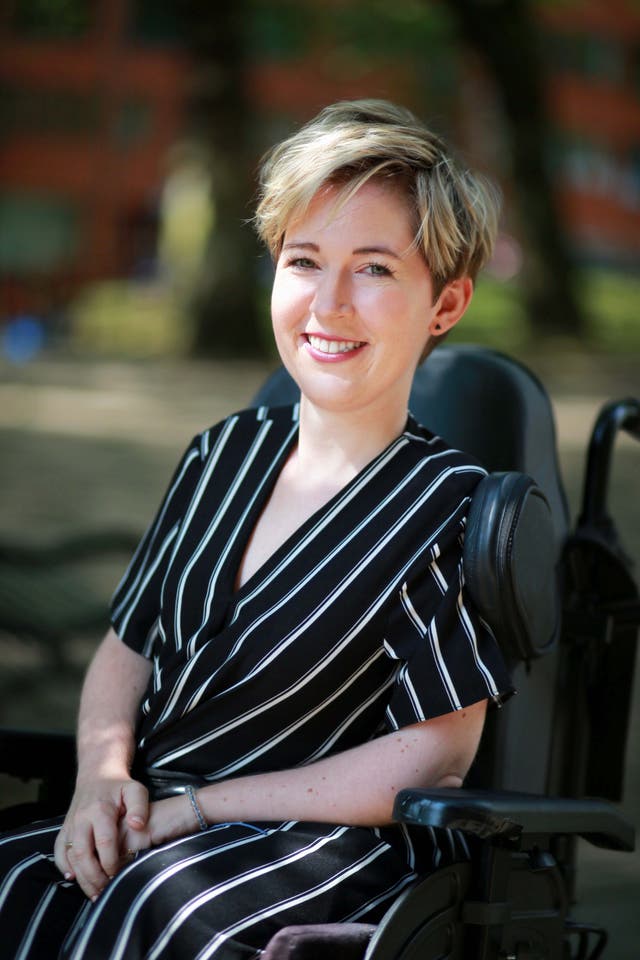 <p>Sarah Rennie said she would continue to battle for disabled people, who are ‘invisible in the system’</p>