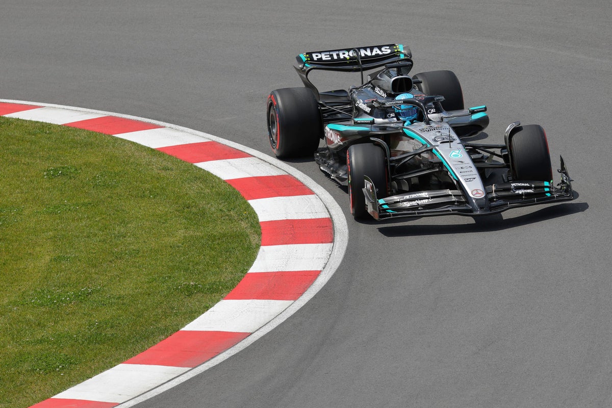 Russell Tops Canadian GP Second Practice Ahead Norris, Antonelli