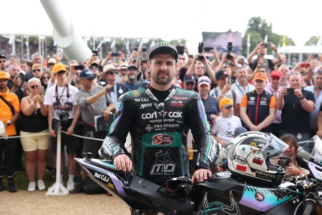 Michael Dunlop said it was ‘an honour’ to be made an MBE (Matt Alexander Media Assignments/PA)