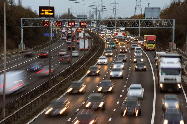 <p>Up to 88 per cent of motorists said they had observed middle lane hogging and vehicles driving too close together</p>