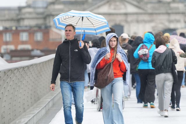 The Met Office said the UK is in for a lively night of weather (Yui Mok/PA)
