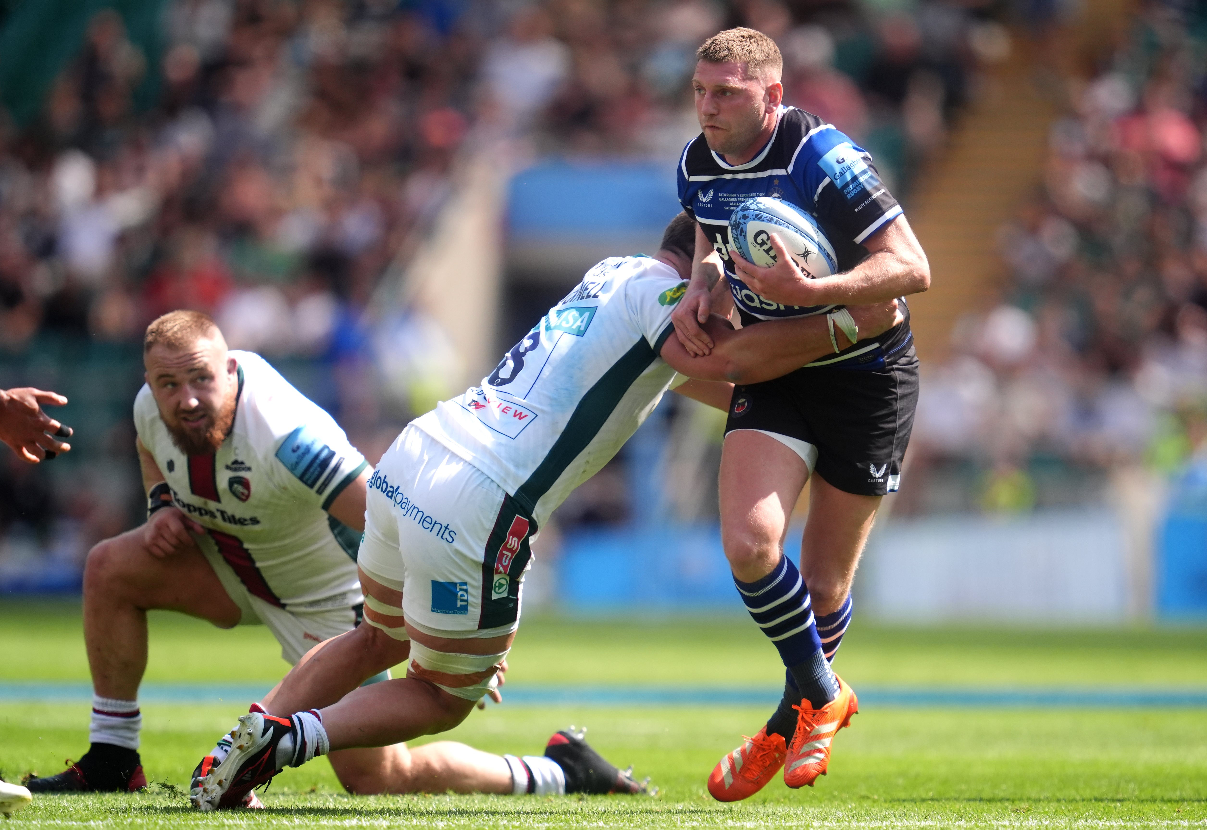 Russell initially struggled to get Bath going but grew in influence