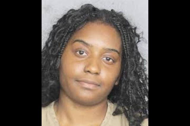 <p>Janiyah Wilson-Robinson, 21, spent a night in jail and was released on a $1,000 bond.</p>