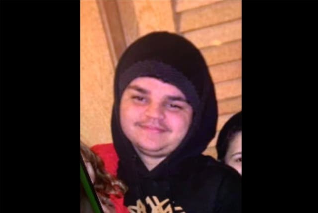 <p>Angel Gomez Montanez is accused of killing a teenager outside Houston during a rent dispute. Cops are now searching for the suspect</p>