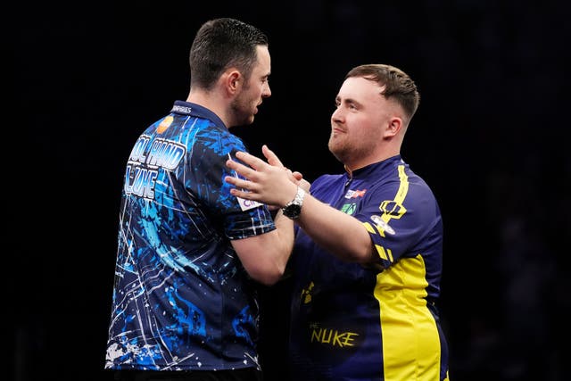 Luke Humphries (left) and Luke Littler suffered World Cup misery as England were dumped out by Germany (John Walton/PA)