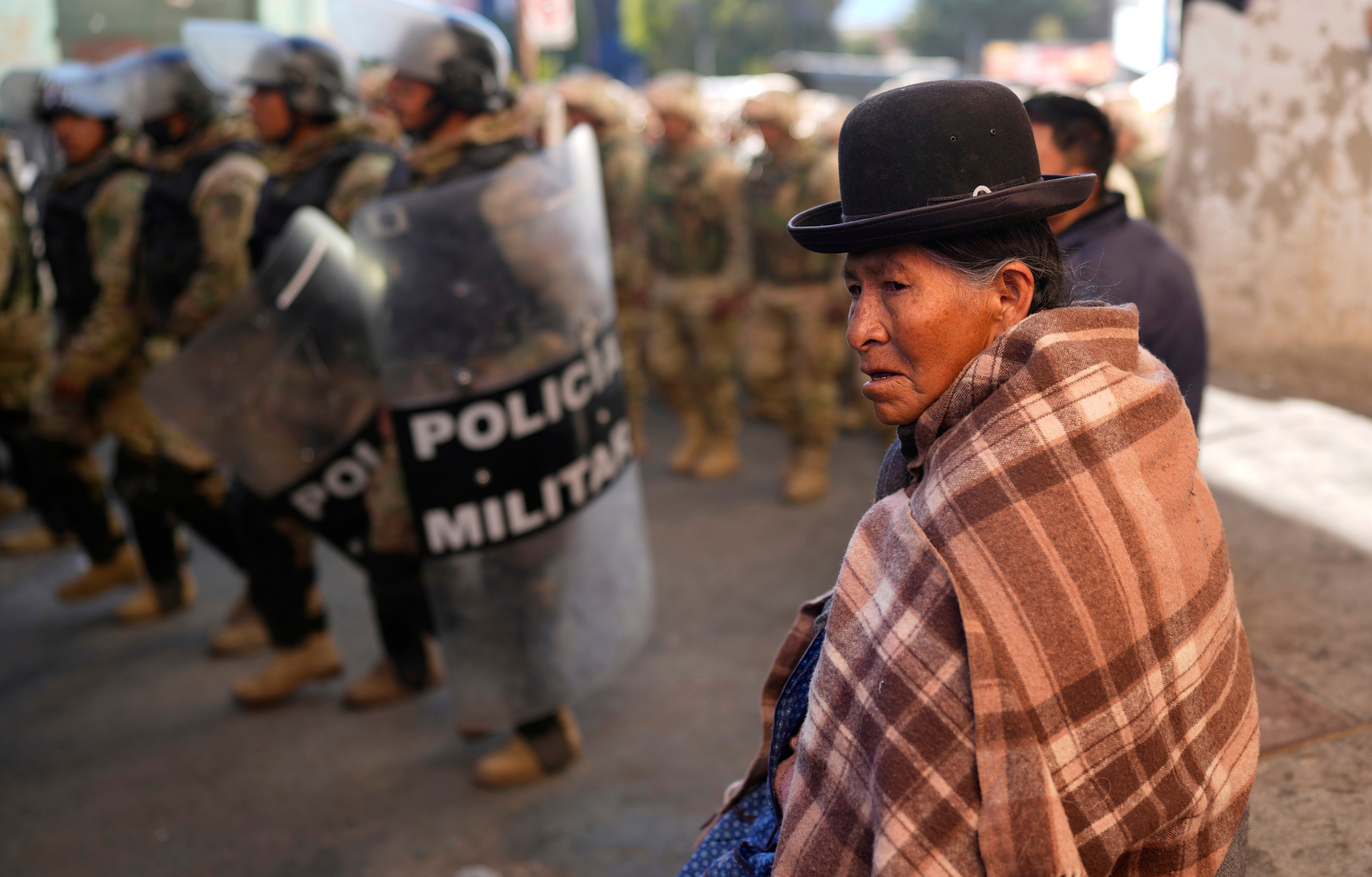 APTOPIX BOLIVIA-PROTESTAS ELECCIONES