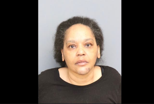 <p>Robin Lessette Alexander, 54, is accused of hitting people with a car after an argument at a baby shower
</p>
