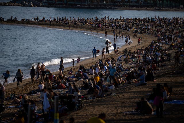 Spain Overtourism Protest