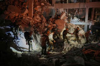 In Israel, emergency services have confirmed the deaths of at least seven people.
