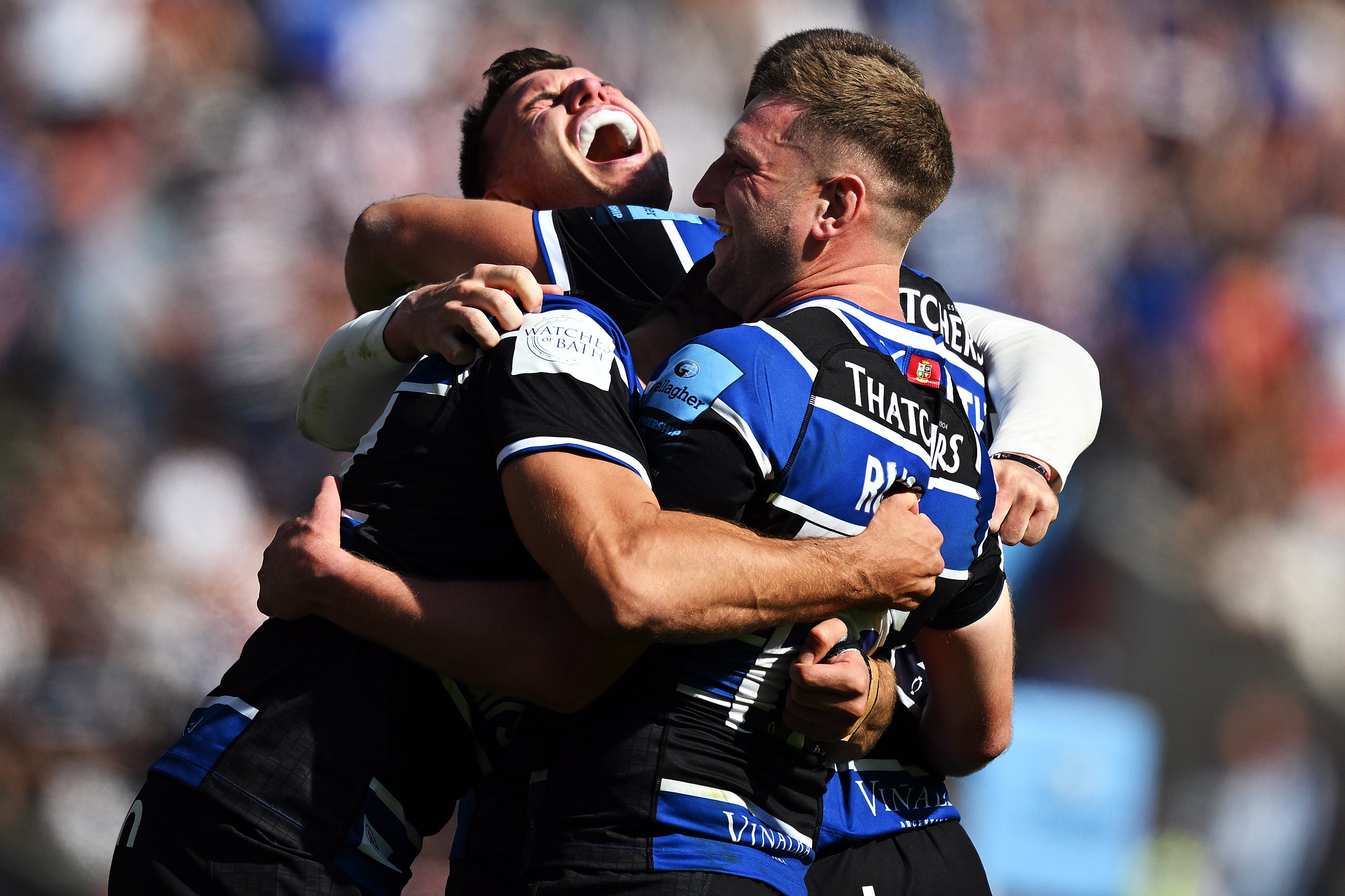 Finn Russell succeeded in swimming