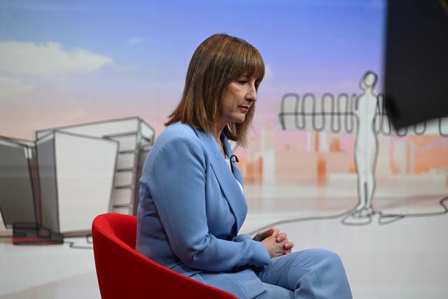 <p>Chancellor Rachel Reeves on the BBC1 current affairs programme, Sunday With Laura Kuenssberg </p>