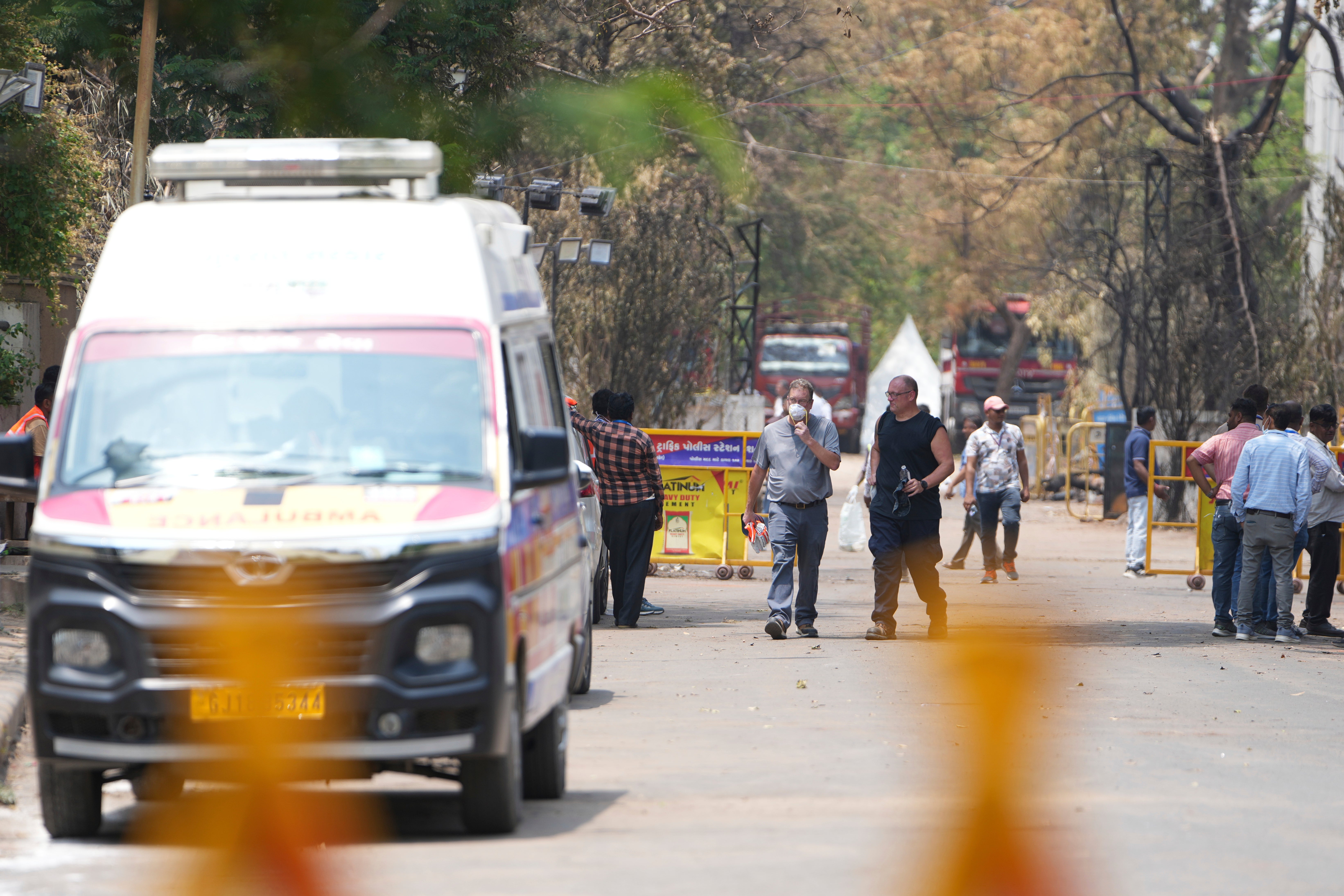 INDIA-AVIÓN ESTRELLADO
