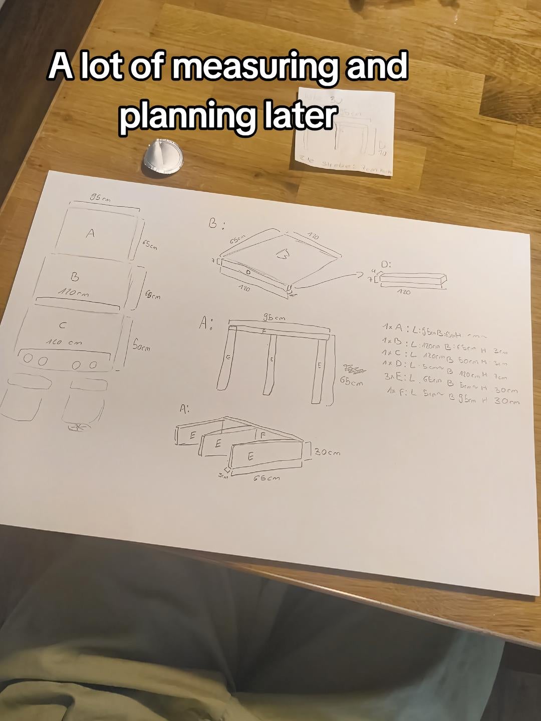 Zoe's blueprints for the conversion