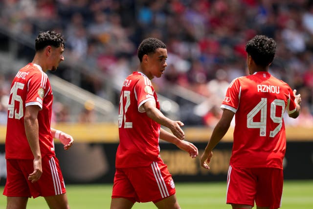 <p>Jamal Musiala scored a second-half hat-trick </p>