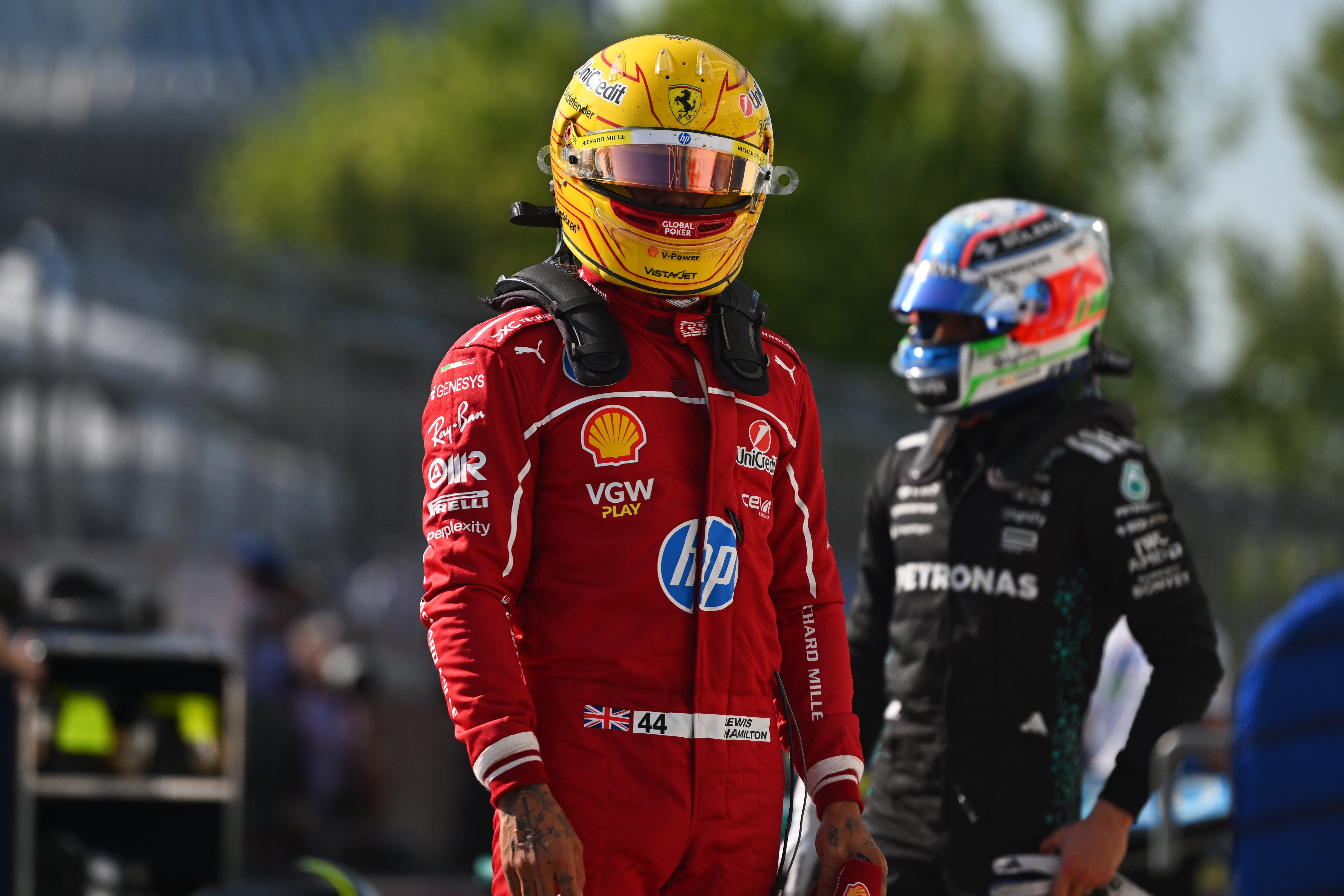 Lewis Hamilton ran over a groundhog in the Canadian GP