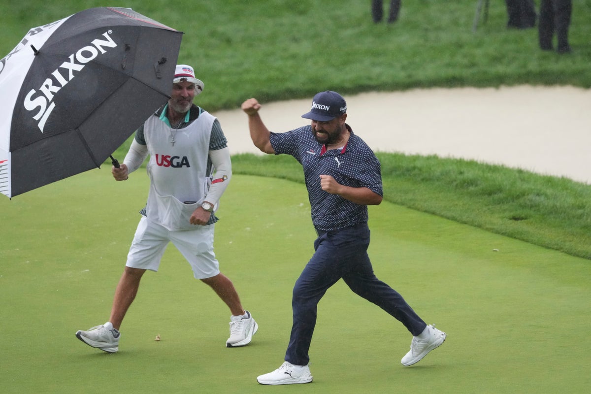 JJ Spaun Wins First Major US Open at Oakmont Amid Rain Delay