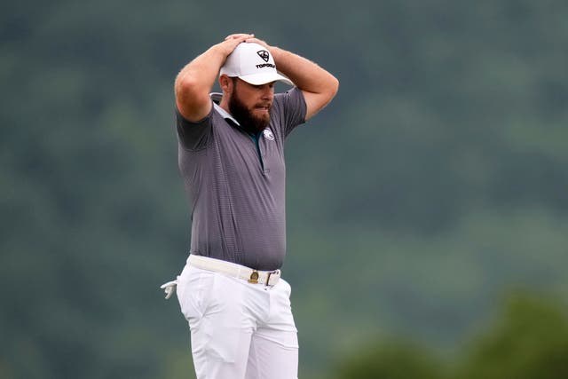 Tyrrell Hatton felt the Oakmont course played ‘unfair’ (Seth Wenig/AP)