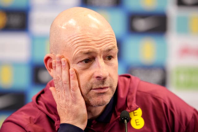Lee Carsley saw his England Under-21 side held 0-0 by Slovenia in the European Championship (Martin Rickett/PA)