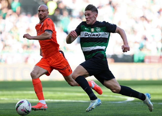 <p>Viktor Gyokeres is on the brink of joining Arsenal after they switched attention away from Benjamin Sesko</p>